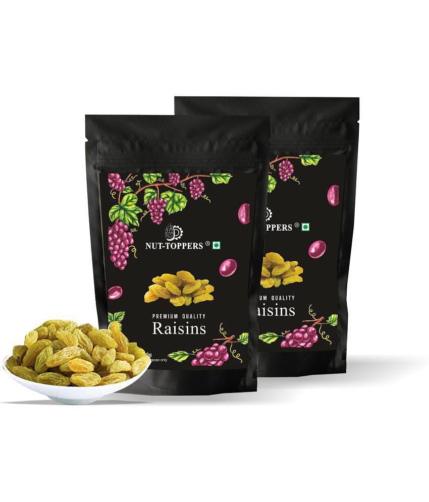 Nut Toppers Long Green Raisins 1kg- (500g x 2)