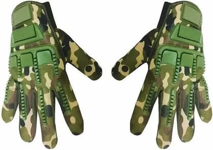 Army Print Motorbike Unisex Protective Warm Gloves Driving