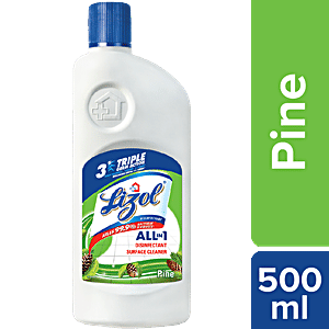 Lizol Disinfectant Surface & Floor Cleaner Liquid - Pine, 500 ml