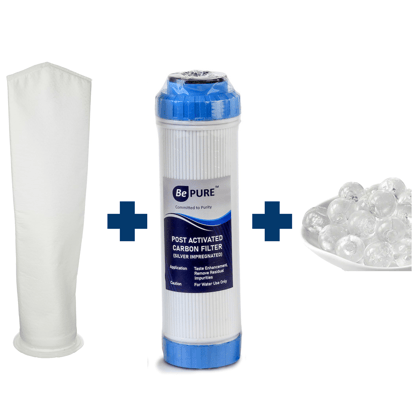 Refill for WH 3 Whole House Water Filter ( Depth Bag Filter+ Carbon Filter + Antiscalant )