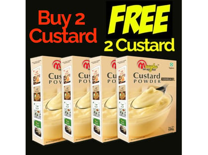 Maayka Vanilla Custard | Pack Of 4