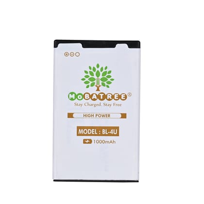 Mobatree BL-4U Original Mobile Battery for NOKIA BL4U, C5-03, C6-00, E66 , E75, Asha 300, 2000 mAh (6 months Guarantee)