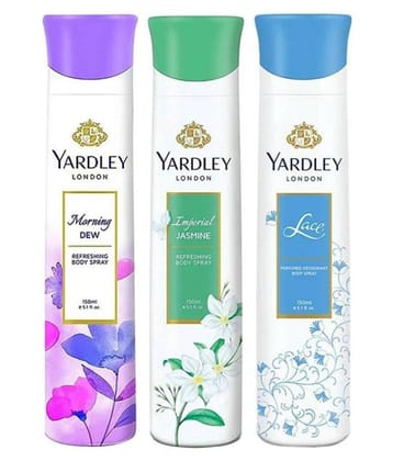 Morning Dew ,  Imperial Jasmine And  Lace - 450ml