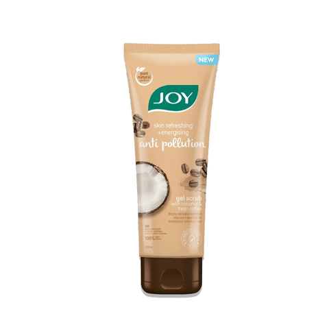 Joy Anti Pollution Gel Scrub- With Coconut and Coffee, 200 ml Tube