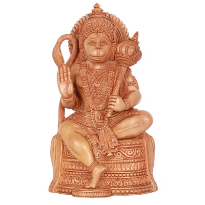 SANDALWOOD HANUMAN SITTING 6