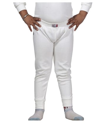 Lux Inferno Boys & Girls White Round Neck Full Sleeves Lower/Bottom/Trouser Thermal - Pack of 1 - None