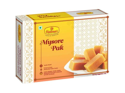 Haldiram's Mysore Pak Packed Sweets - 250 Gm