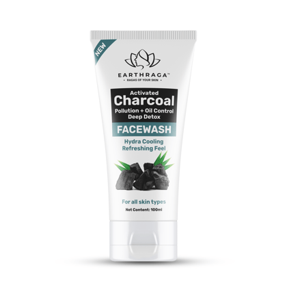 Earthraga Activated Charcoal Deep Detox Face Wash