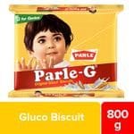 Parle Gluco Biscuits - Parle-G, 800 G Pouch