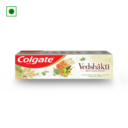 Colgate Swarna Vedshakti Toothpaste, 200 gm Tube