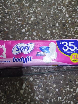 Sofy Bodyfil Deep Absorption Prevents leakage Even on heavy days 