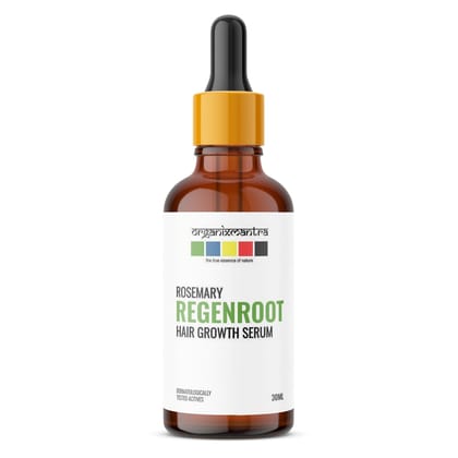 Organix Mantra Rosemary Regenroot Hair Serum with Rosemary, Jojoba, Moroccan Argan & Peppermint Oils - Boosts Shine, Smoothness & Scalp Vitality | Nourishes & Revitalizes | Suitable for All Hair Types  - 30ML