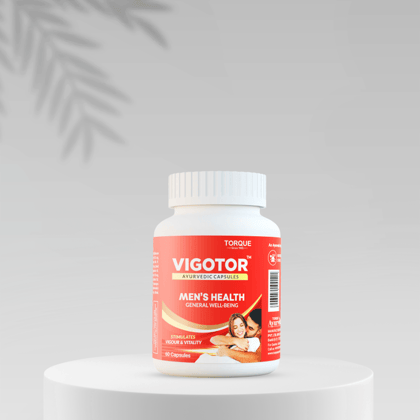 Vigotor Men’s Wellness Ayurvedic Capsules with Ashwagandha and shilajit-60 Capsules
