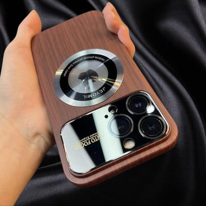 Wooden Style Premium MagSafe Slim Case-iPhone 13