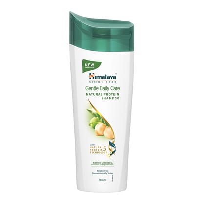 Himalaya Gentle Daily Care Natural Protein Shampoo Protects From Daily Wear And Tear Gently Cleanses & Strengthens With Chickpea Licorice & Amla, 200 Ml