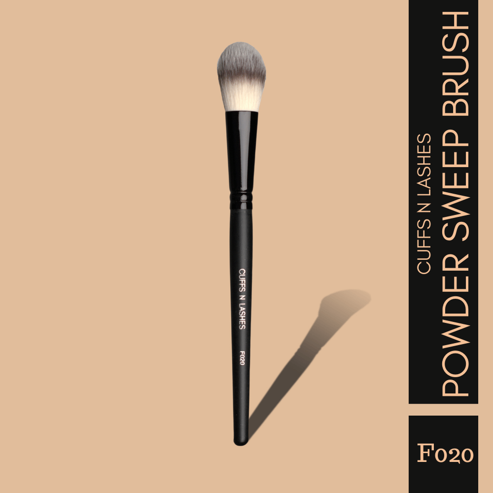 Cuffs N Lashes Makeup Brushes,F020 Powder Sweep Brush