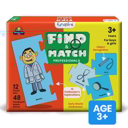 Find & Match : Professionals Puzzle ( Ages 3+)