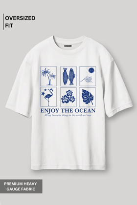 The Ocean - Oversized T-Shirt-XS