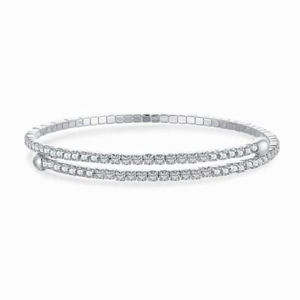 TWIX BRACELET - Fine Silver-Silver