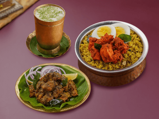 Ghee Roast Chicken Biryani Iftar Combo