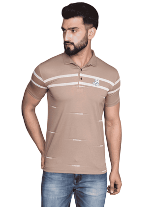 Albion By Cnm Mens Khaki T-Shirt