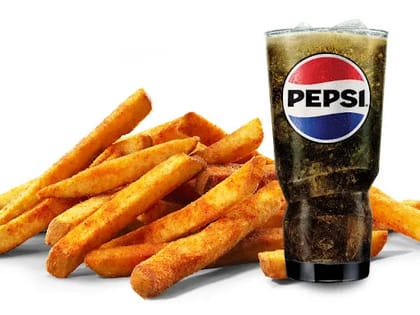 Seasoned Fries + Pepsi Masala Twist
