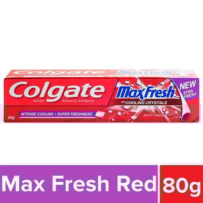 Colgate Maxfresh Anticavity Toothpaste Gel - Spicy Fresh, 80 G