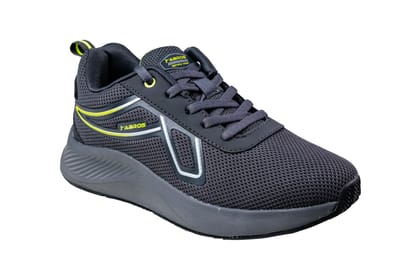 Abros Gents D. Grey / F. Green Sports Shoe-D.Grey/F.Green / 6