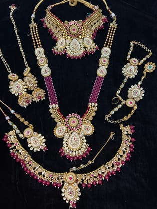 ZEVAR I High Quality Gold-Plated Copper Bridal Jewellery Set