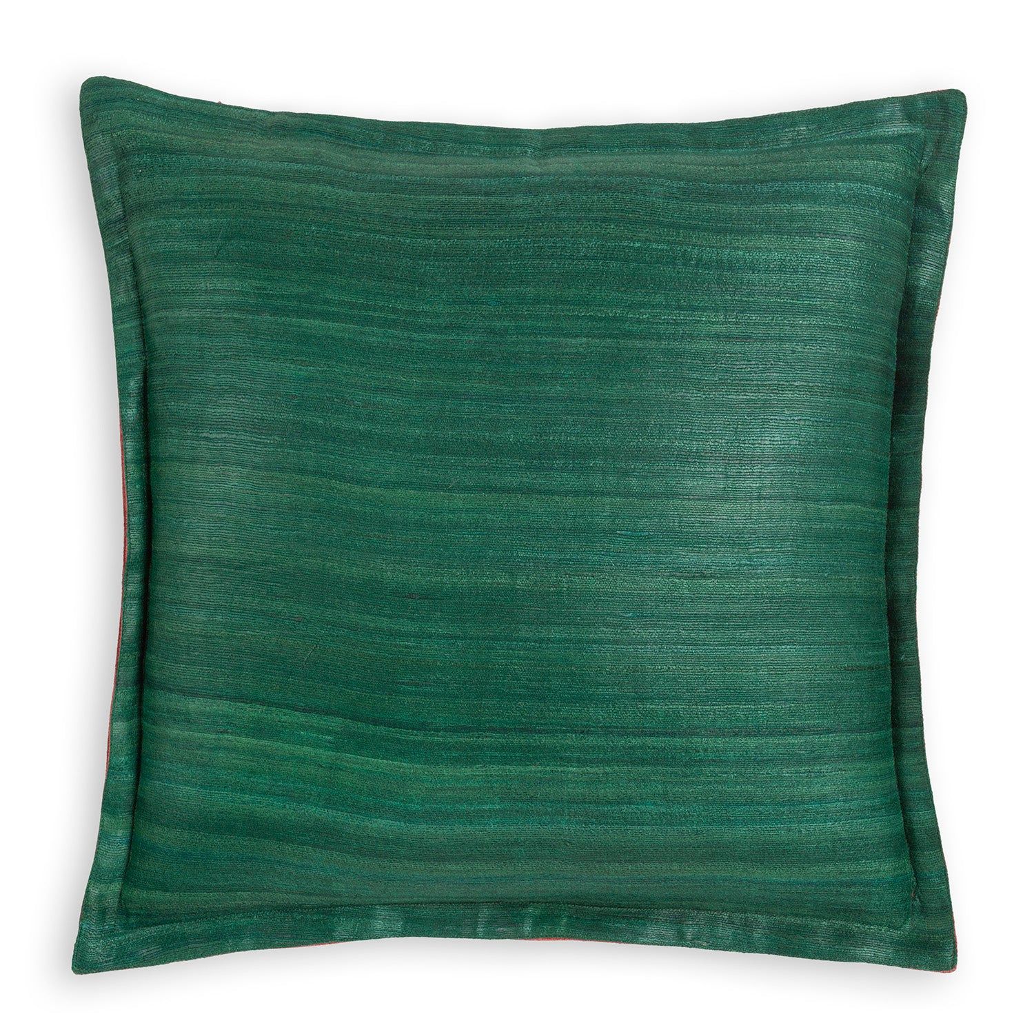 Handloom Tussar Silk Cushion Cover - 16x16