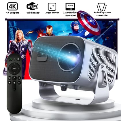 Projector for Home Theatre HD 4K Support Android 11