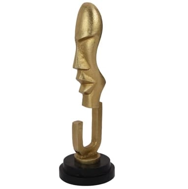 GoldDazzle Aluminium Table Accent(9*9*28)