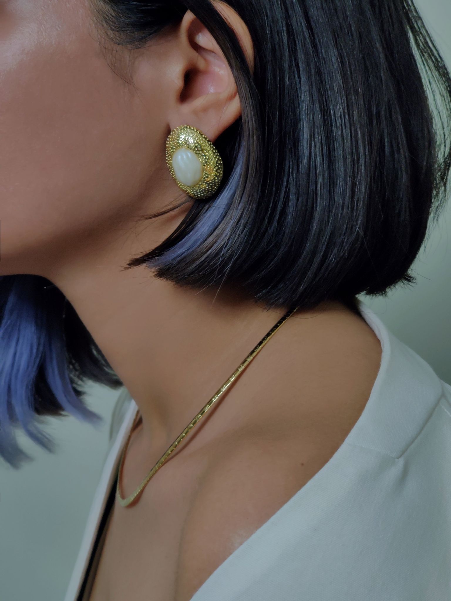 Pearl Stippling Studs