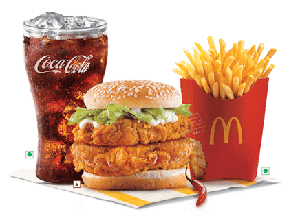 Large EVM McSpicy Chicken® Double patty Burger