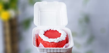 Red velvet bento cake