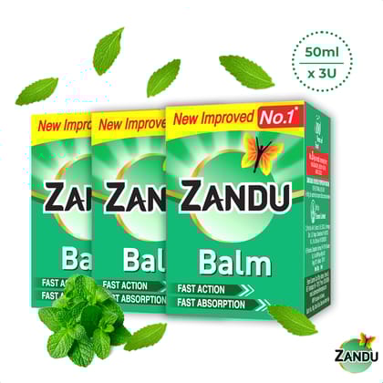Balm 50ml Pack of 3-Balm (50ml) (Pack of 3) - 50ml x 3 U