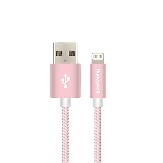 HW Apple LightningCable1.2MtrBraidedRGLD