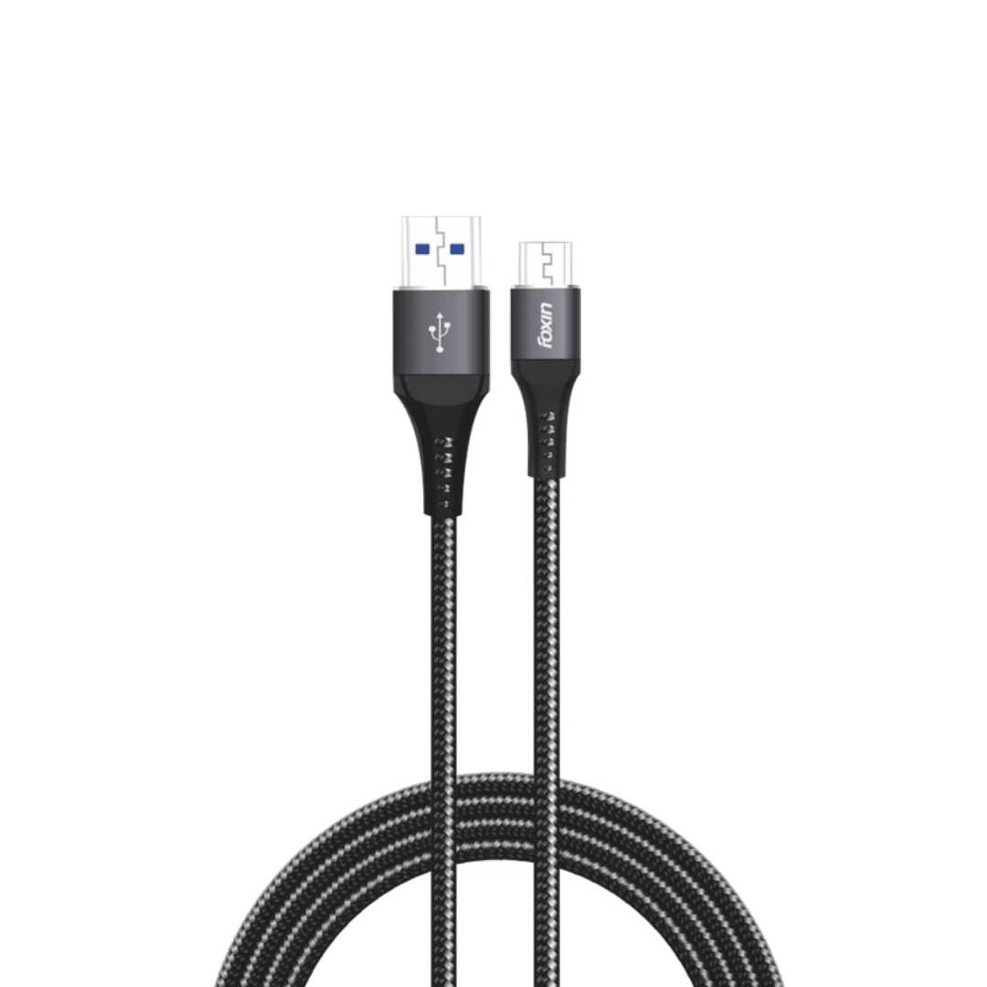 Foxin ME011 Nylon Braided TPE Micro USB Cable
