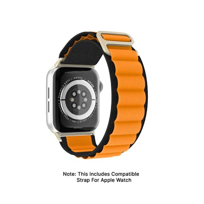 Alpine - Signature Style Apple Watch Strap - Orange-38/40/41mm