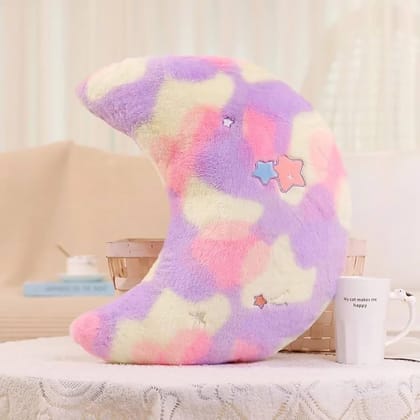 Combo of Moon and Star Plush Pillows – 25 cm | Soft, Washable & Huggable-25 cm