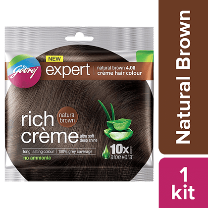 Godrej Expert Rich Creme Natural Brown, 20 gm