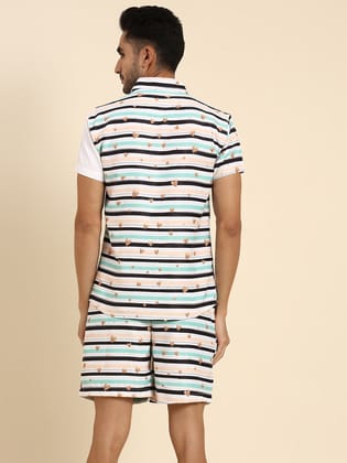 Multicolor Printed Co-Ords Set-L