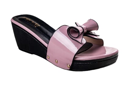 Trendz Ladies Purple / Black Chappal-Purple/Black / 4