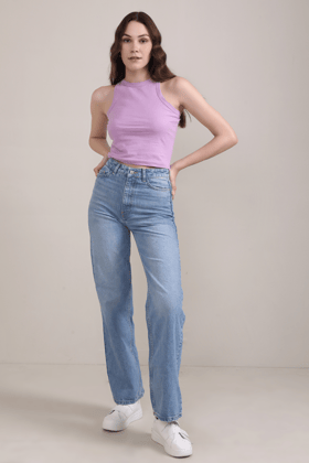 Lavender- Racerback Tank top-XS