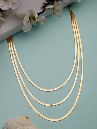 NVR Women's Gold-Plated Minimal Layered Chain-Onesize / Gold / Alloy