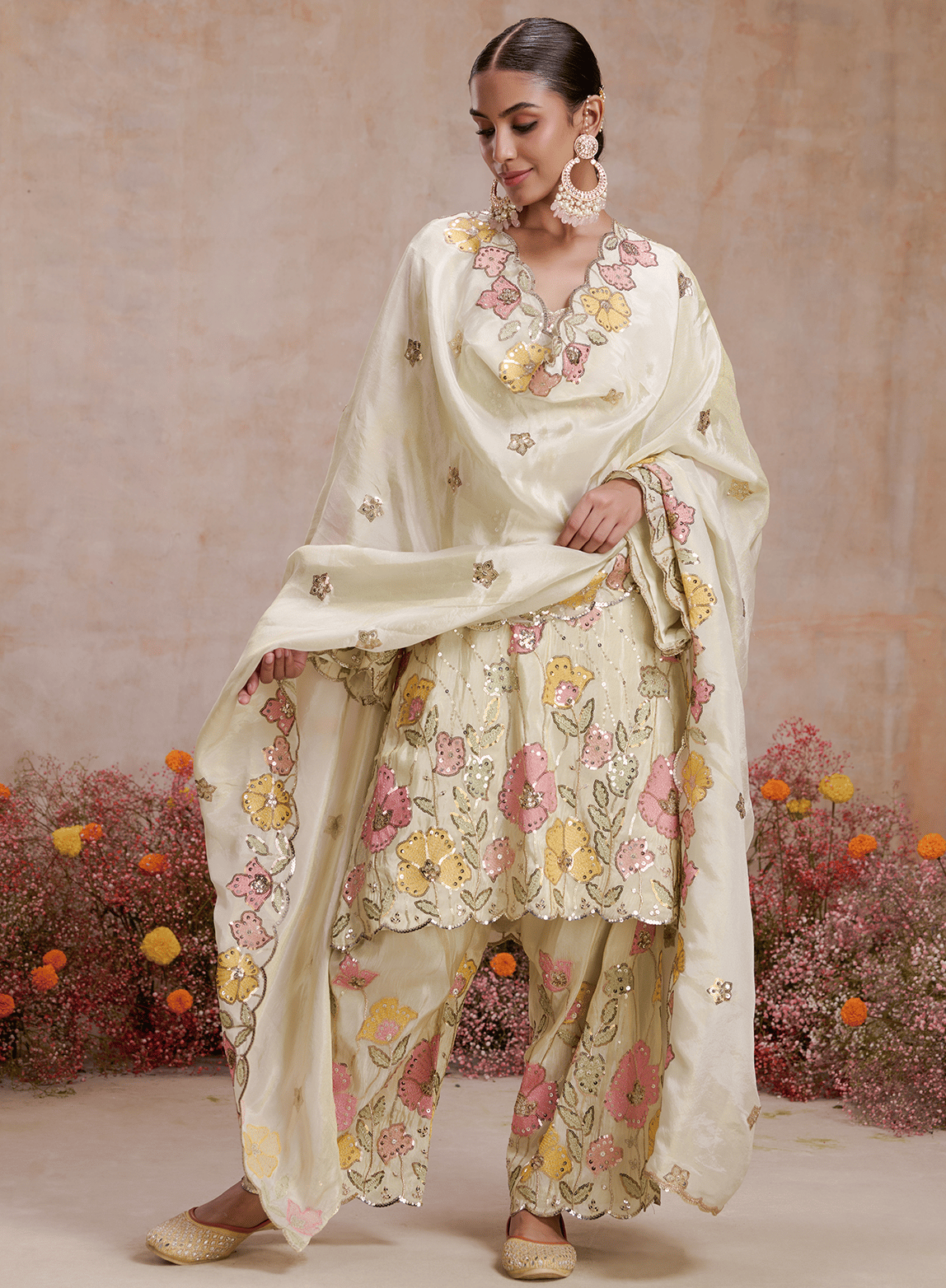 Jaya Floral Suit set-XS