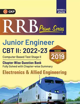 RRB Prime Series 2022-23: Junior Engineer CBT-2 Chapterwise Question Bank - Electronics & Allied Engineering by GKP