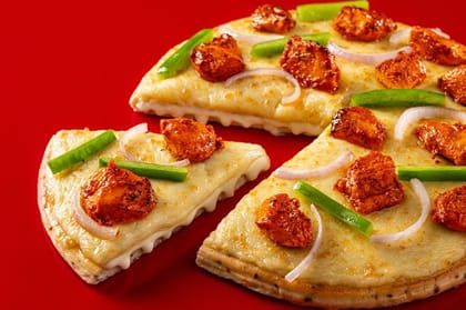 Double Cheese Chicken Tikka Medium Pizza