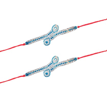Rakhi Designer | Rakhi Premium Combo for Bhaiya, Bhabhi, Brother, Men & Kids-Pack of 2