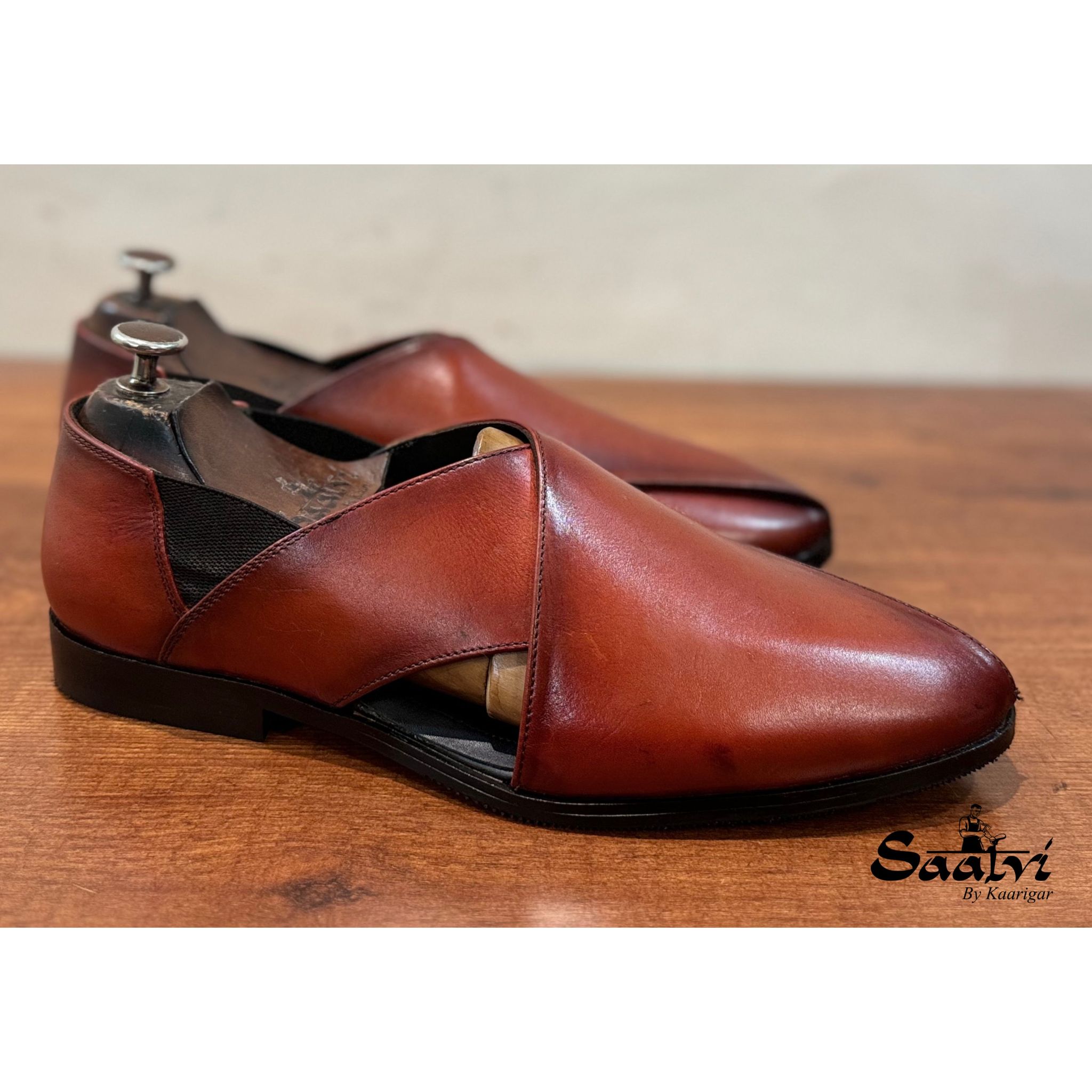 Classic Hand Patina Peshawari Tan-UK5/US6/EU39